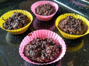 Zdravé čokoládové muffiny z ovsených vločiek - všetky